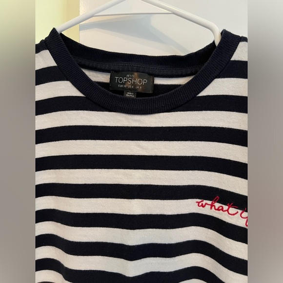 Topshop stripe T-shirt - Picture 2 of 6